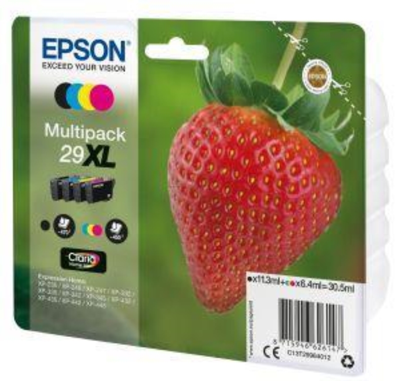 EPSON Cartuccia originale Epson T2981 XL fragola multipack